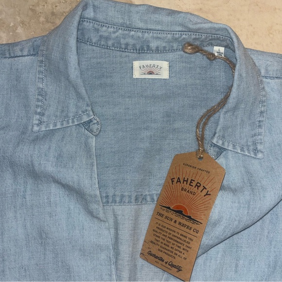 Faherty Tried & True Oakley Dress NWT - Picture 7 of 10